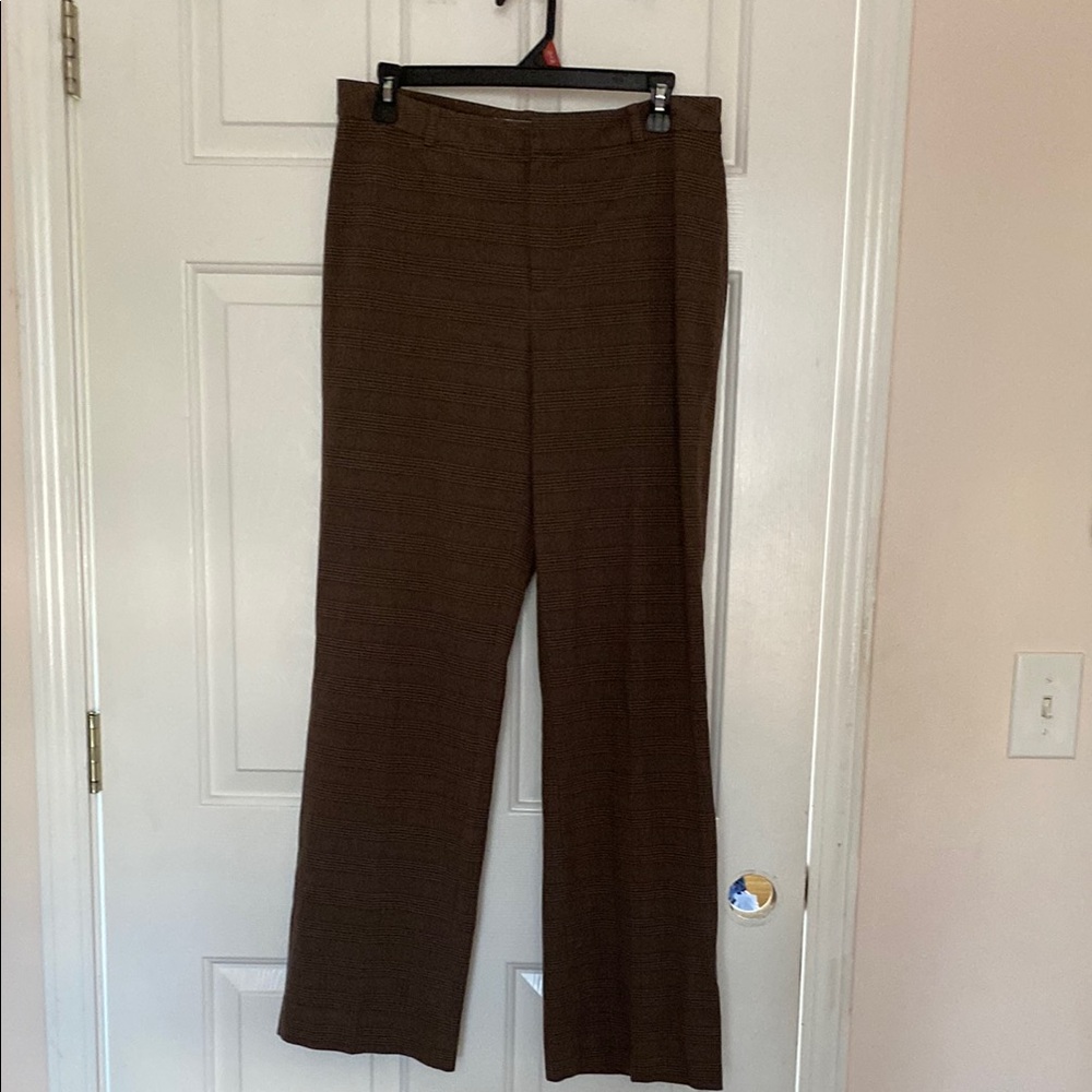Women’s Brown Plaid Pants